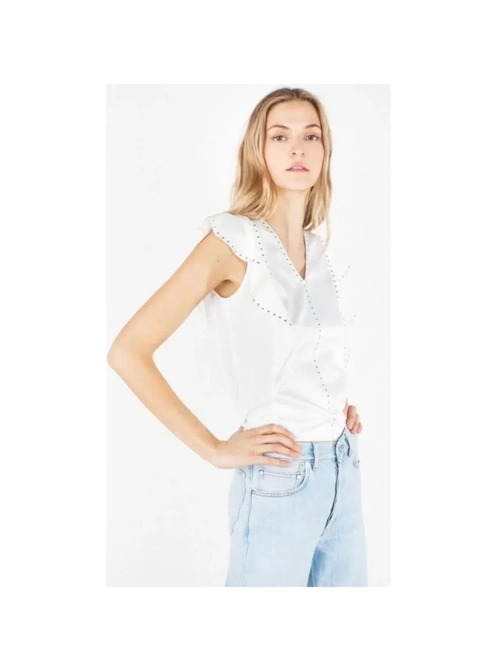GENERATION Love Jordyn Stud Top